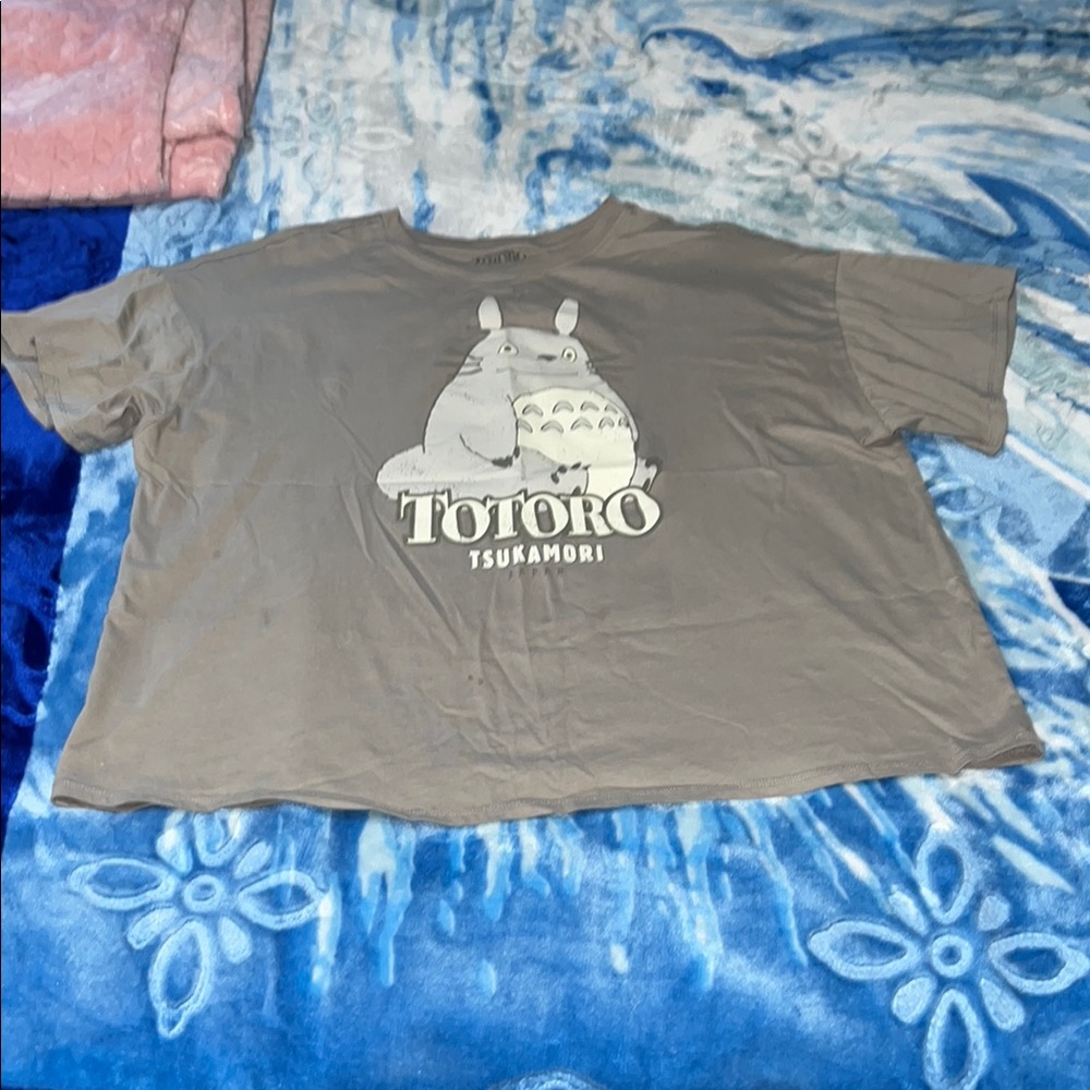 Totoro Tsukamori Kids Shirt - Gray
